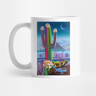 Blue Night Desert Mug